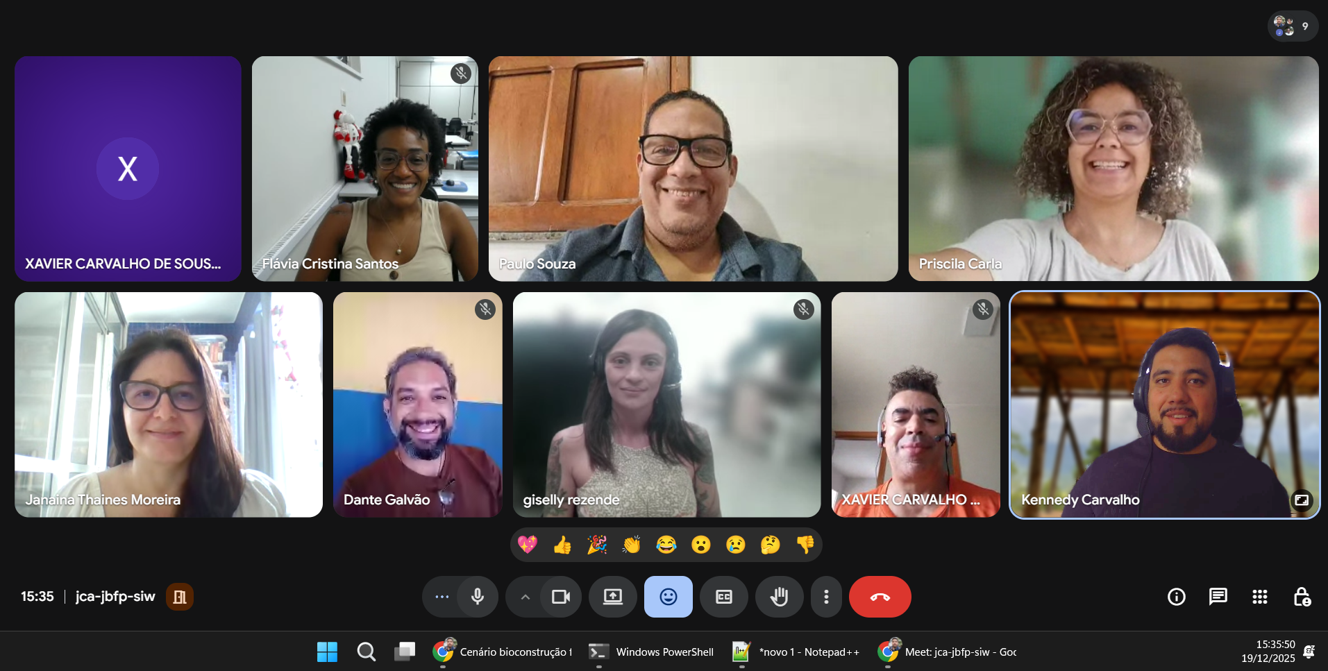 Reunião de treinamento